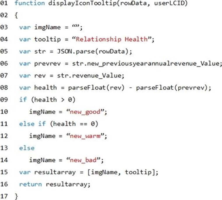 You have the following JavaScript function: (Line numbers are included ...
